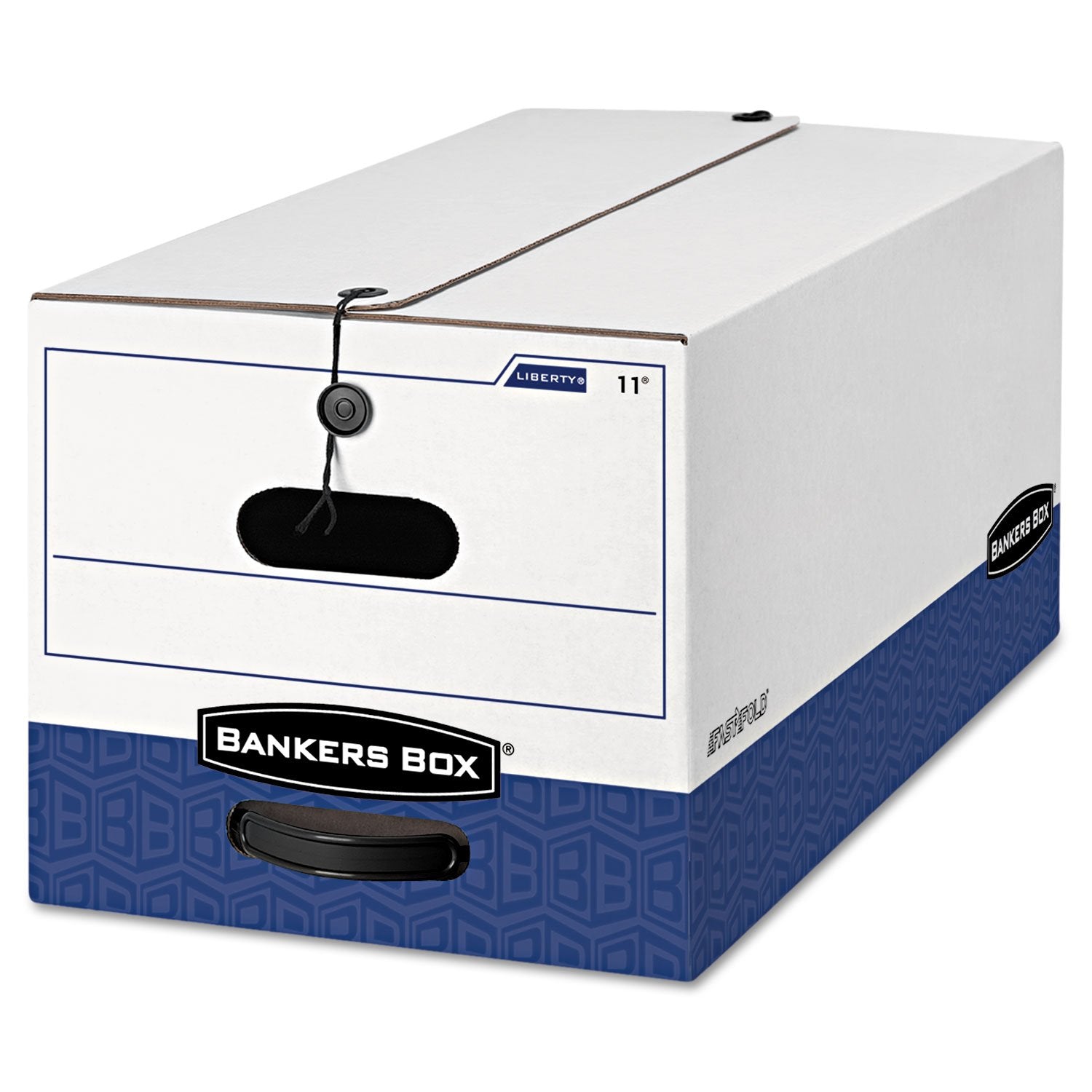 Bankers Box 00011 Storage Boxes, Ltr, 750Lb Cap., 12-Inch X24-Inch X10-Inch , 12/Ct, We/Be