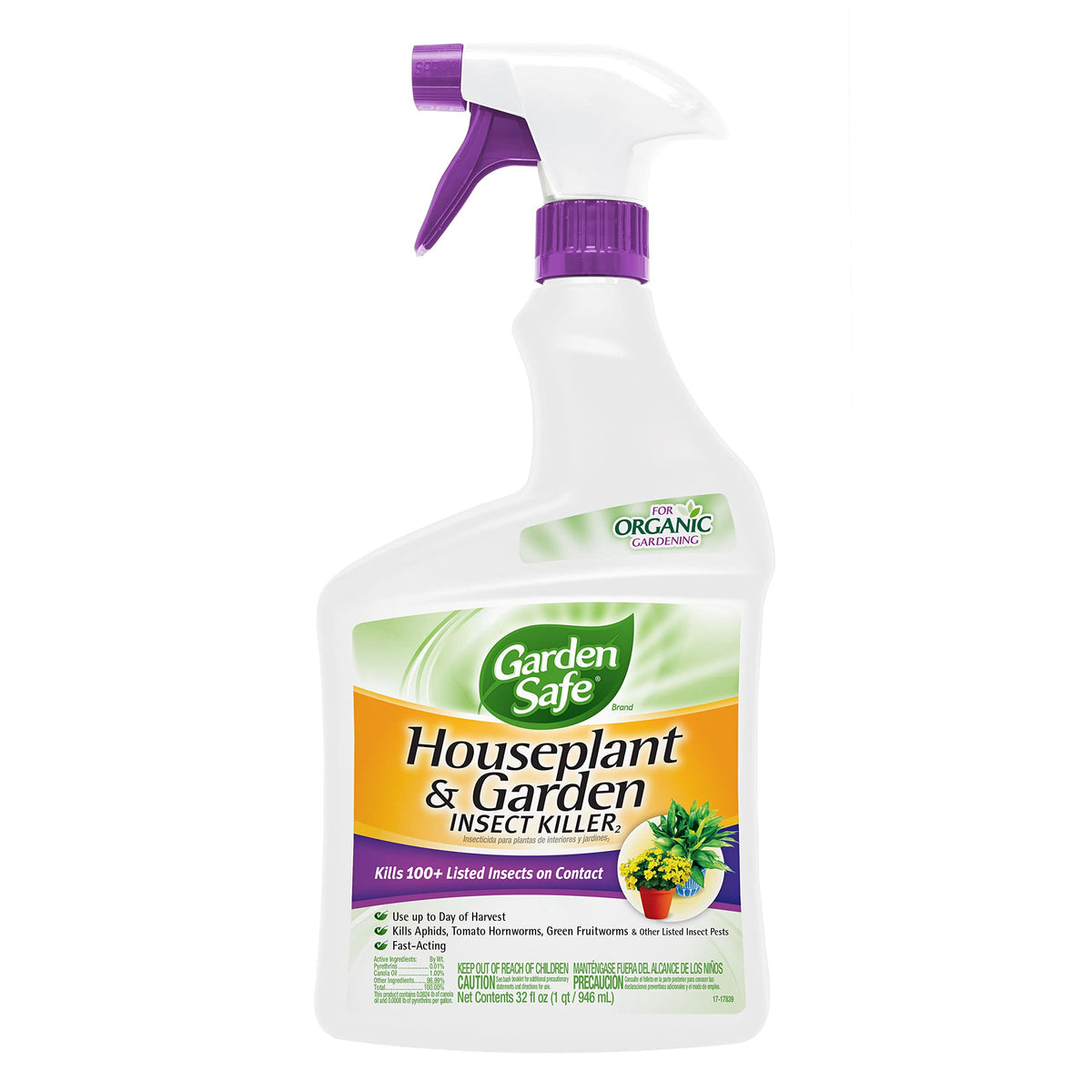 Garden Safe 32 Oz. Houseplant And Garden Insect Killer Ready-To-Use
