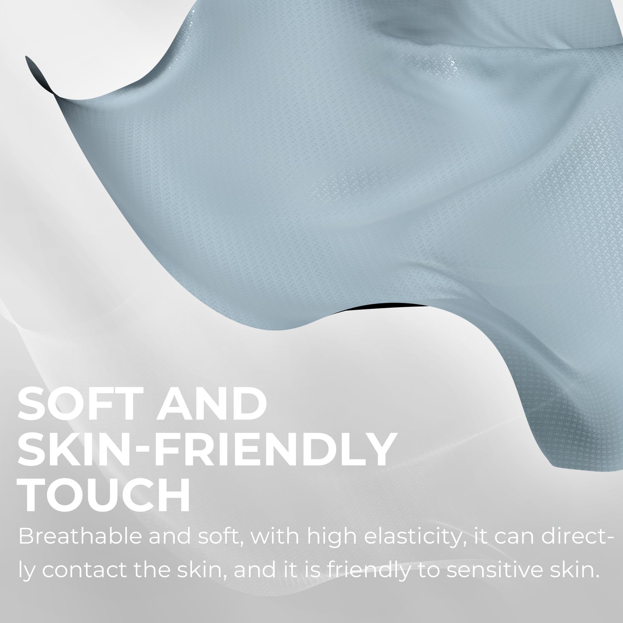 Dowinx Gaming Chair Breathable Fabric Computer Chair With Pocket Spring Cushion, Comfortable Office Chair With Gel Pad And Storage Bag,Massage Game Chair With Footrest,Blue