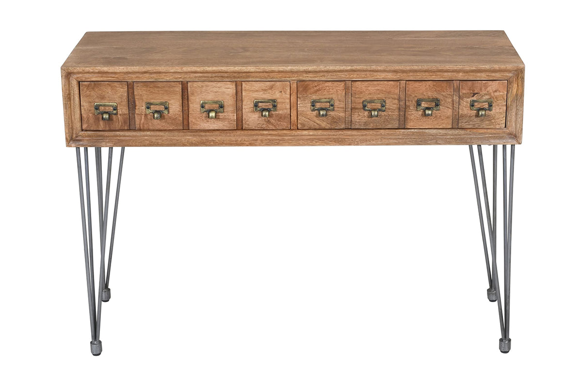 Jofran Inc. American Vintage Solid Wood Console Table with Apothecary Drawers