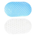 ILSMYSUTRA PVC Bathtub Mat Bath Rug Mat Shower Mat Rug Oval Non Slip Floor Mat Bath Mat Blue | Bath | Bathmats Rugs & Toilet Cov