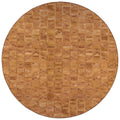 Dalyn Rugs Stetson Patchwork Faux Cowhide Ss4 Spice 10' X 10'