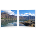 Baxton Studio FG-1081AB Painting Artwork, 19.68L x 1W x 19.68H, Causeway Through The Mountains