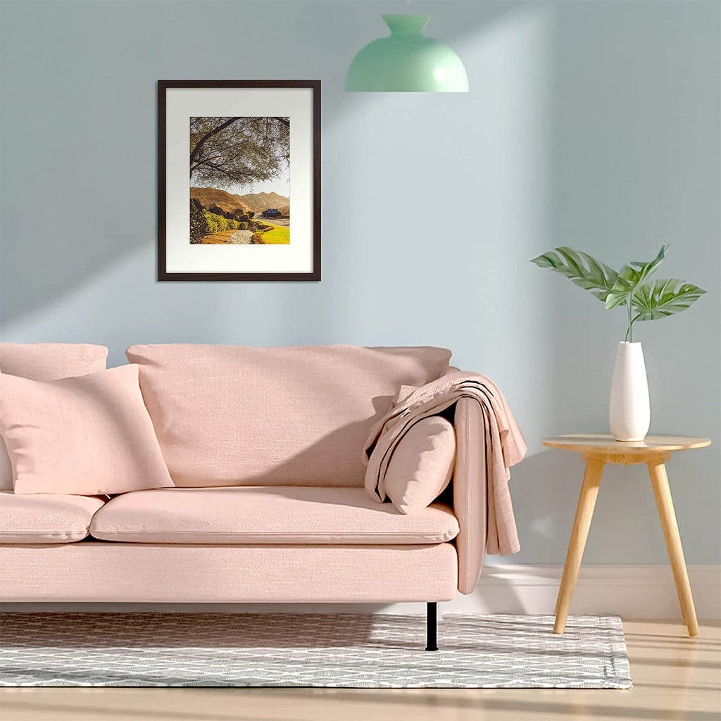 Golden State Art, Picture Frame - 16'' X 20'' Frame For 11'' X 14'' Photo Display, 2 Pack, Brown