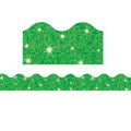 Trend Enterprises, Inc. Terrific Trimmers Sparkle Border, 2 1/4 X 39 Panels, Green, 10 Per Set