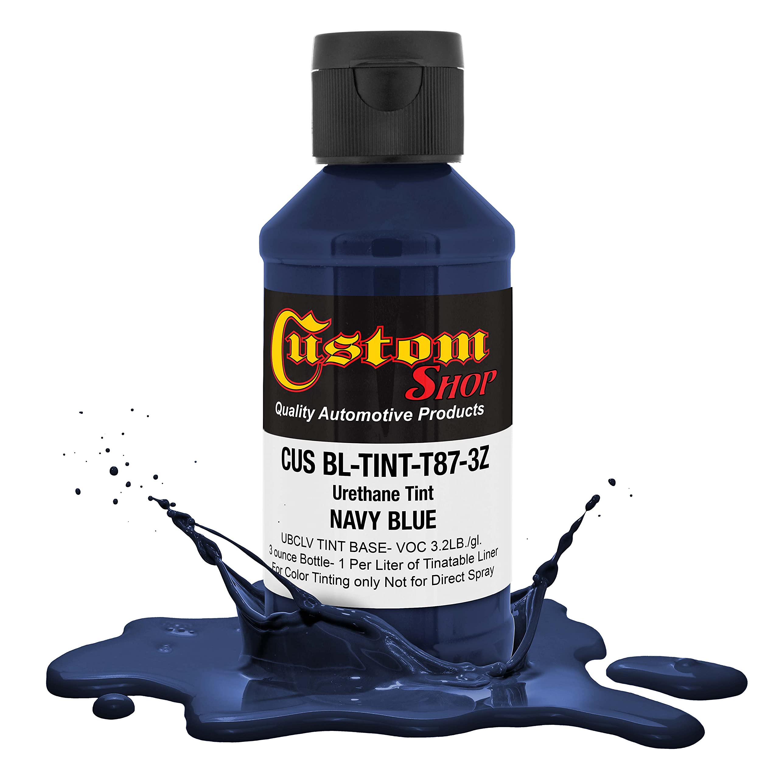 Custom Coat Camouflage Series 3 Ounce (Navy Blue Federal Standard Color 35048) Urethane Tint Concentrate For Tinting Truck Bed L