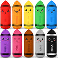 Soulchen 10 Colors Crayon Plush Pillows for Kids Classroom Reading