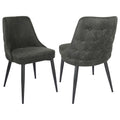 Coaster Cosmo Side Chair, Grey