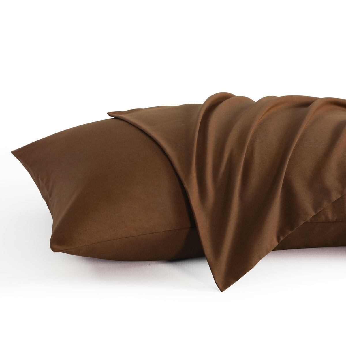 Ntbay King Pillow Cases Set Of 2, 2 Pack Brushed Microfiber 20X36 Pillow Cases, Soft, Wrinkle, Fade, Stain Resistant Brown Pillo
