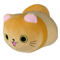 Pineapple Orange Cat Plush Toy, Soft Cat Pillow Squishy Plushies, Cute Orange Cat Stuffed Animal, Stuffed Cat Plushie, Orange Ta