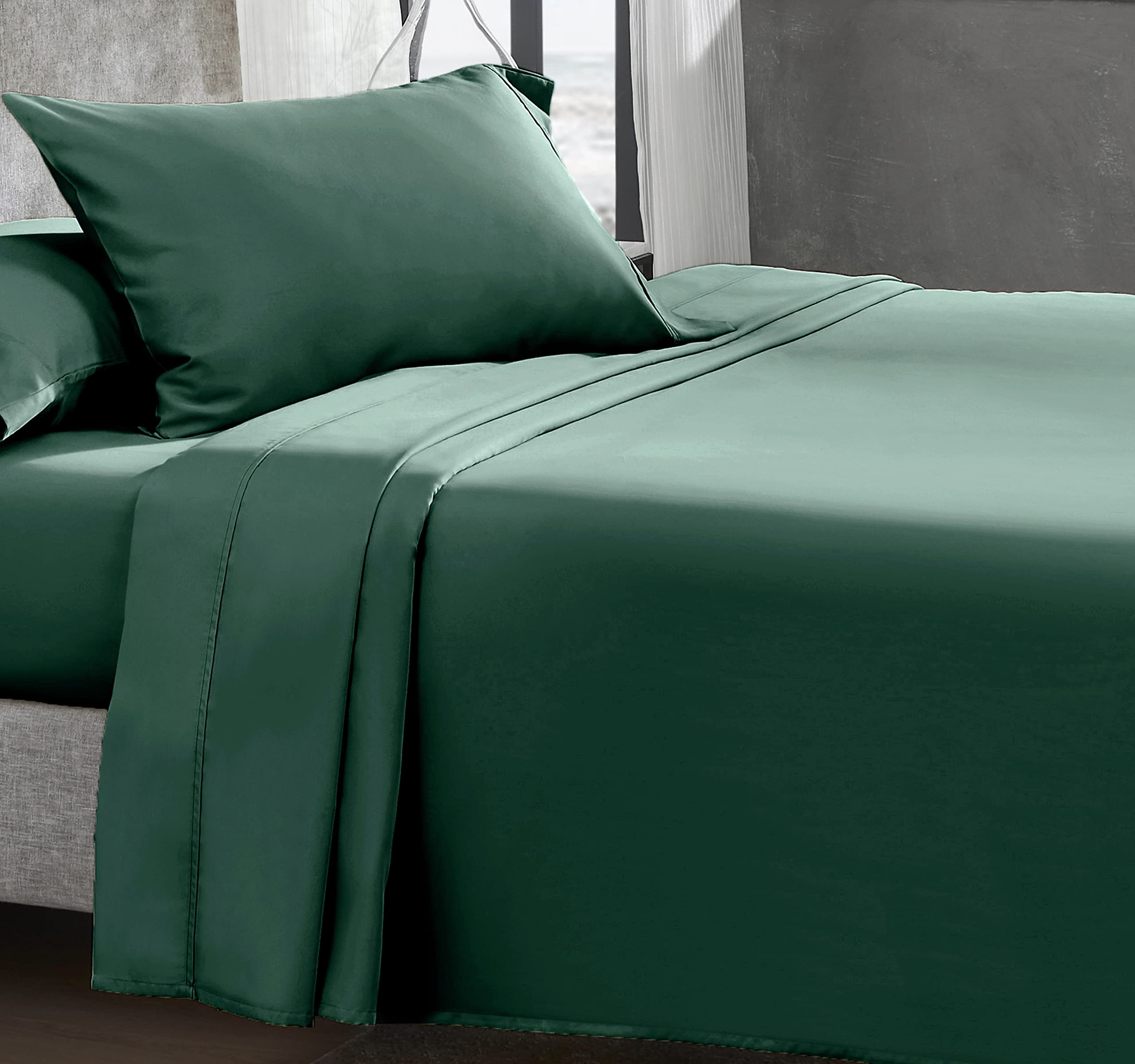 California Design Den Soft 100% Cotton Sheets, Twin Xl Sheets Set, 3 Pieces, 400 Thread Count Sateen, Bedding For Kids, Dorm Roo