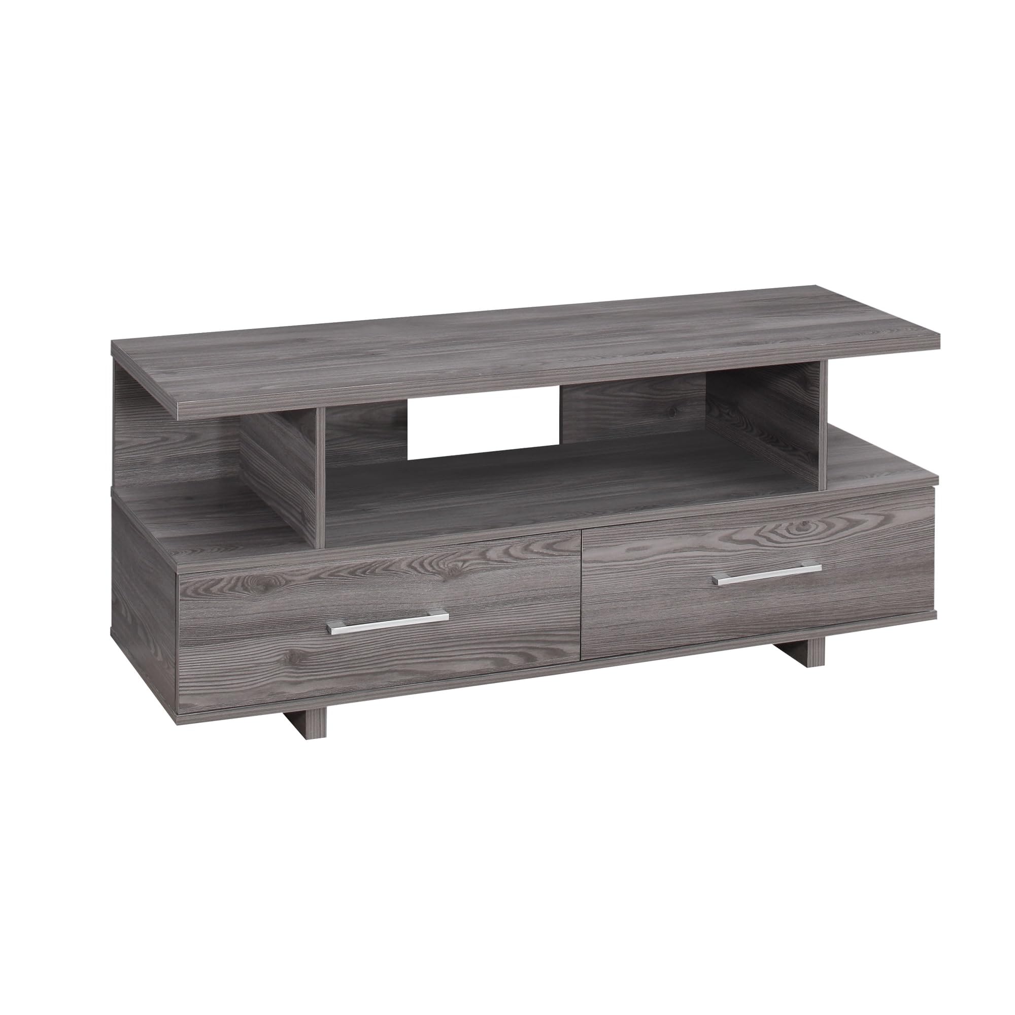 Monarch Specialties TV Stand, Grey,