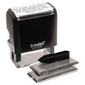 Trodat Printy Economy Self-Inking Do It Yourself, Customizable Message Or Address Stamp, Impression Size: 3/4 X 1-7/8 Inches, Bl