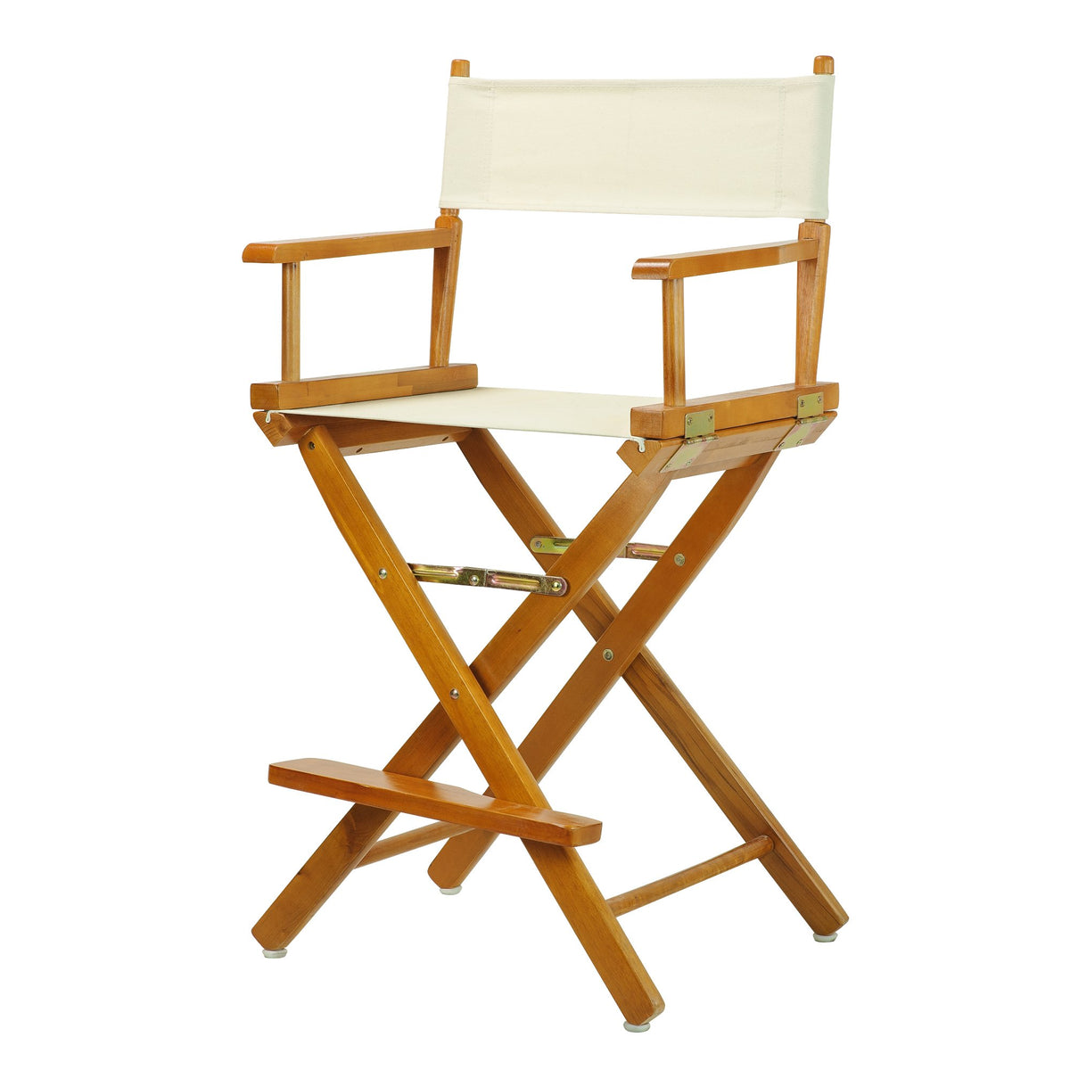 Casual Home 24&quot; Director's Chair Honey Oak Frame-with Wheat Canvas, Counter Height