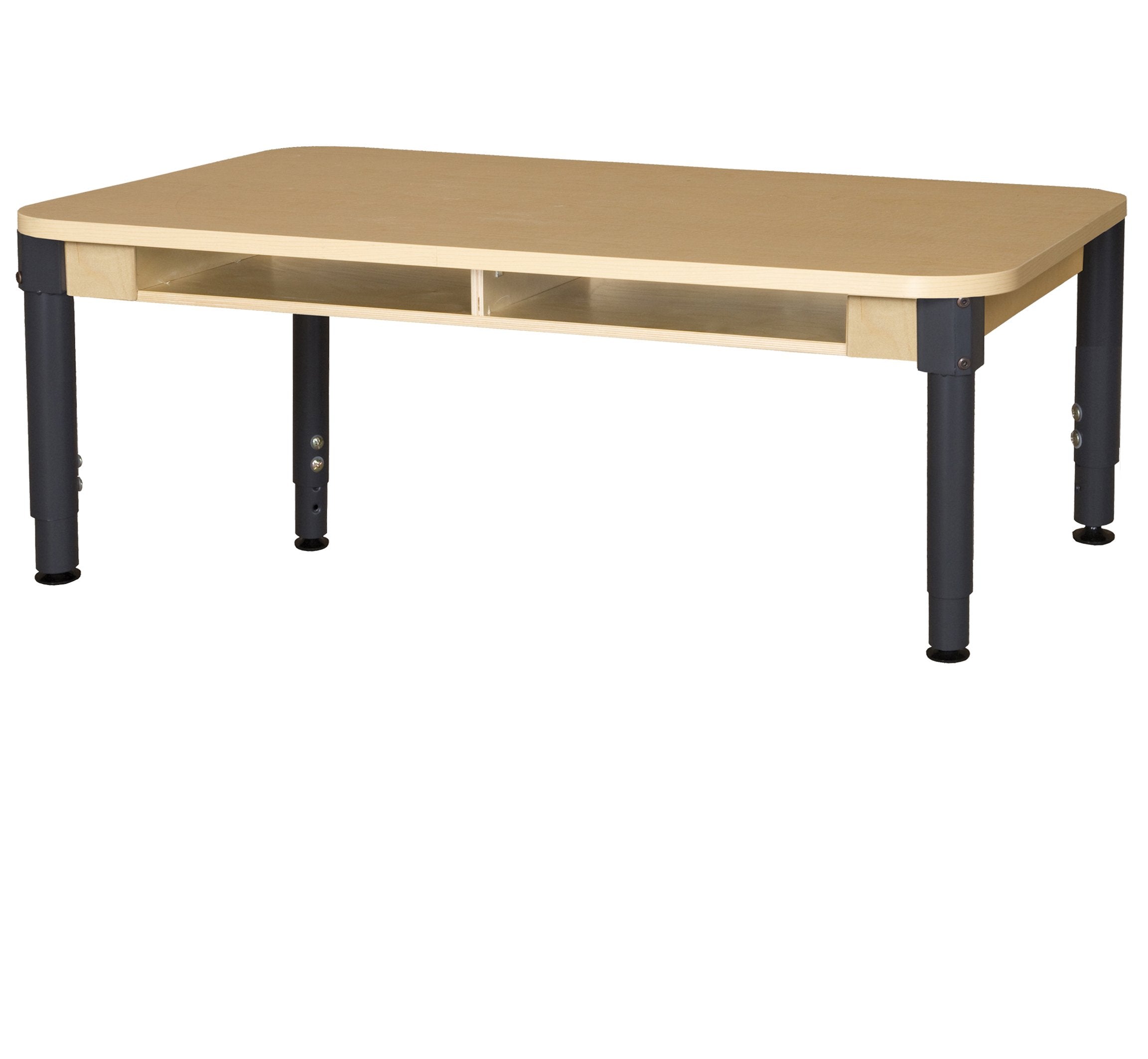 36'' x 60'' Four Seater High Pressure Laminate Desk with Adjustable Legs 12-17''