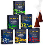 Fumino Fresh Incense Cones Multipack Tropical Tastes Bundle 6 Boxes 120 Cones Masala Agarbatti Joss Scent Fragrance for Relaxati