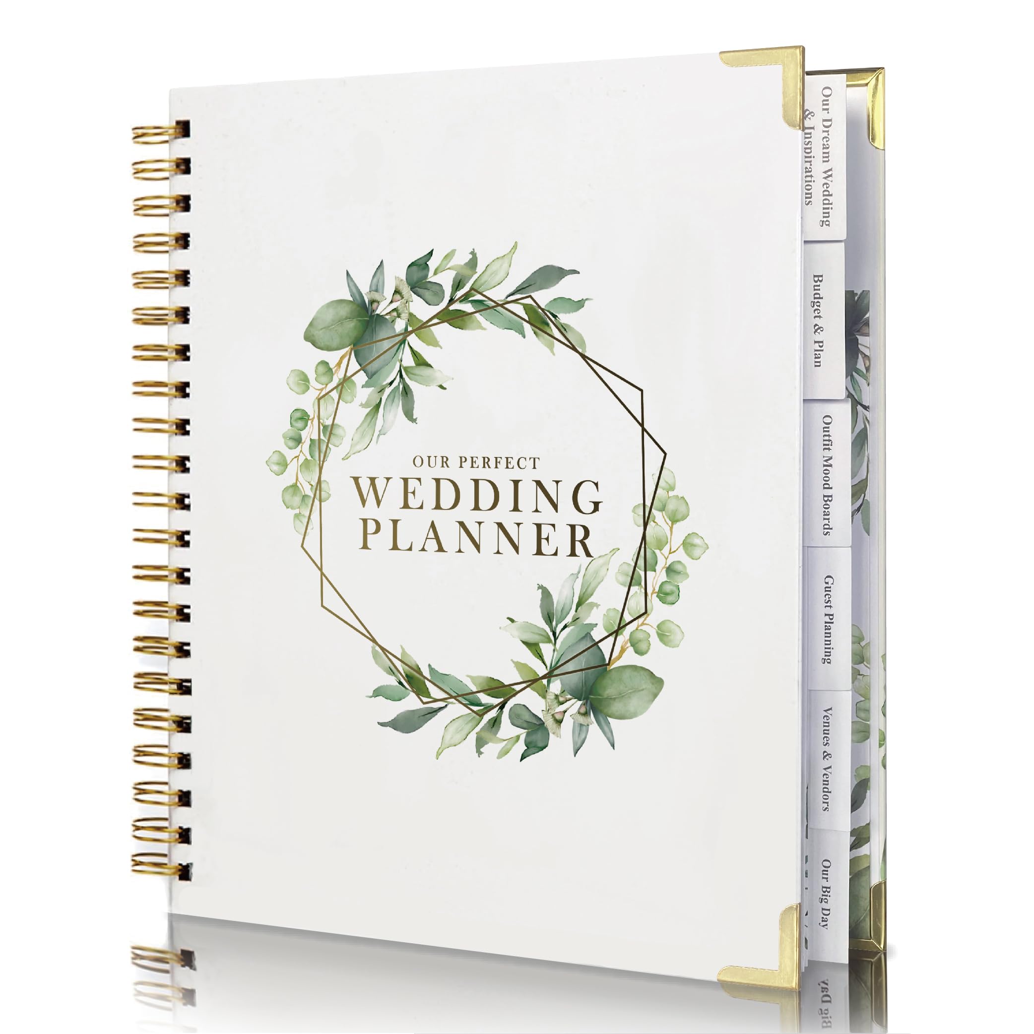 WeddingGiftsWedding Wedding Planner for Bride,Wedding Planning Book and Organizer,Wedding Binder Book with Pockets,Perfect Engag