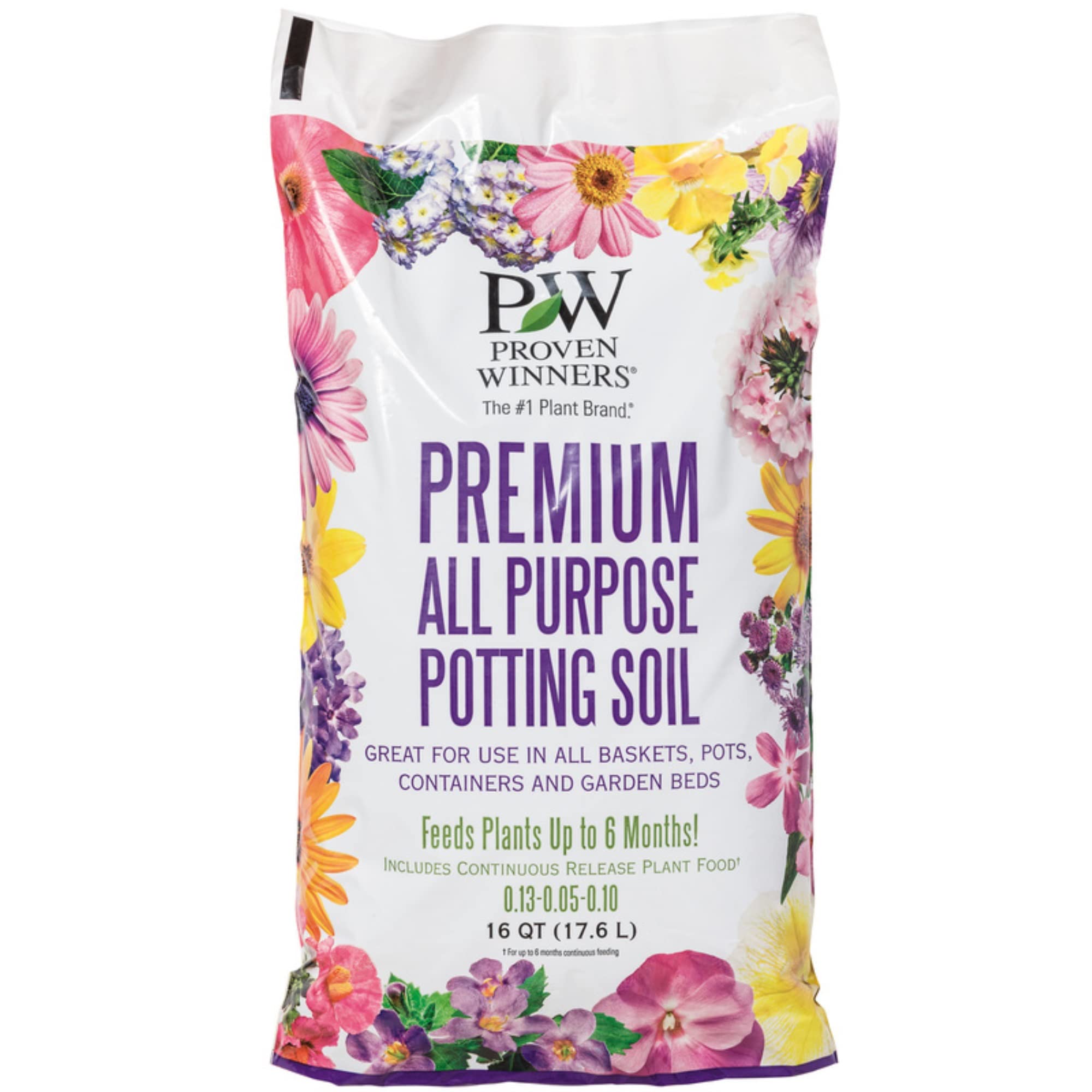 Proven Winners 0.13-0.05-0.10 Potting Soil 16 Qt.