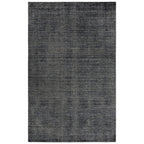 Rizzy Home Alora Decor Demure 8' X 10' Solid Black/Charcoal Hand-Loomed Area Rug
