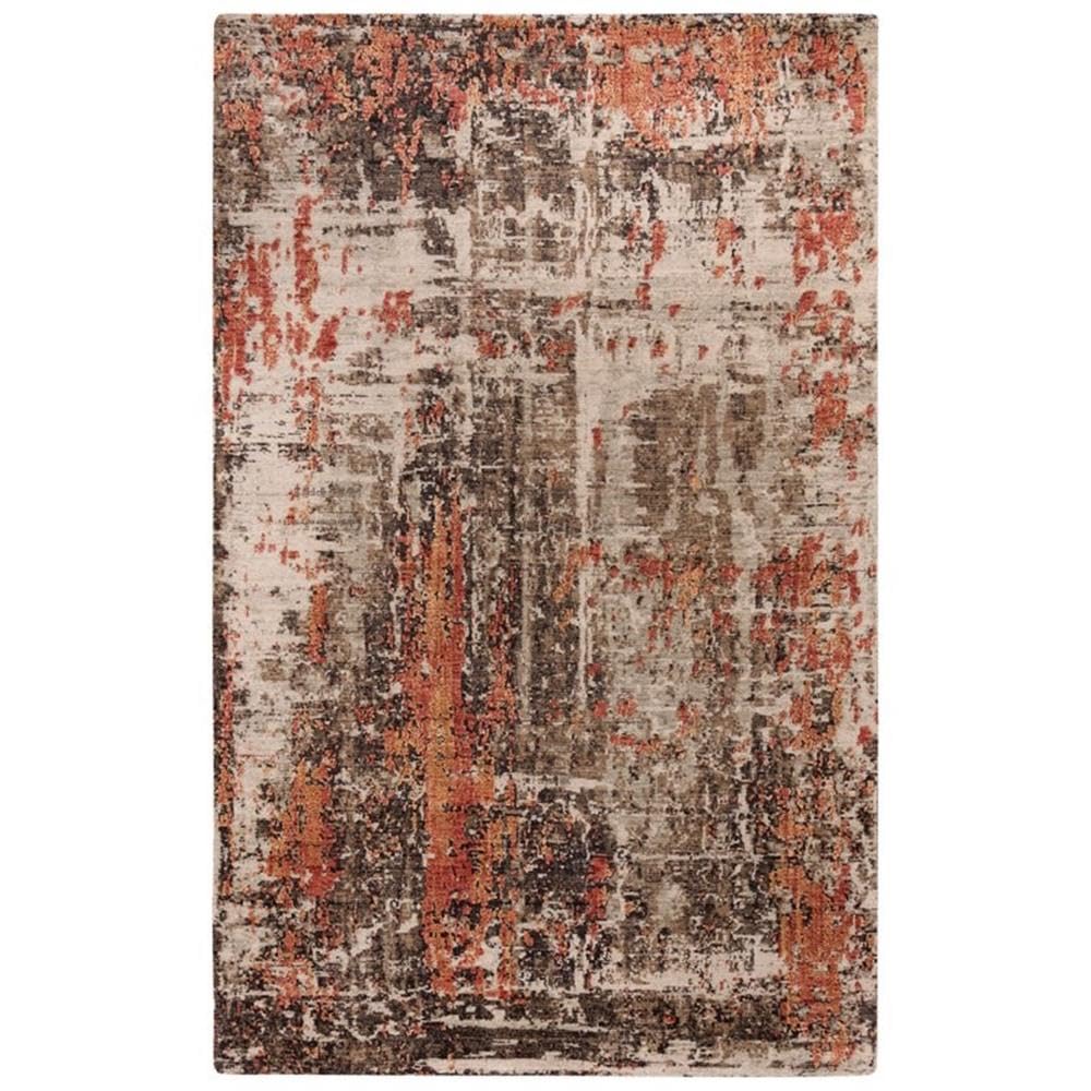 Rizzy Home Alora Decor Alure 8' X 10' Abstract Brown/Beige/Apricot Hybrid Area Rug