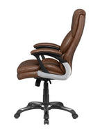 Coaster Home Furnishings Adjustable Height Office Chair with Padded Arm Brown