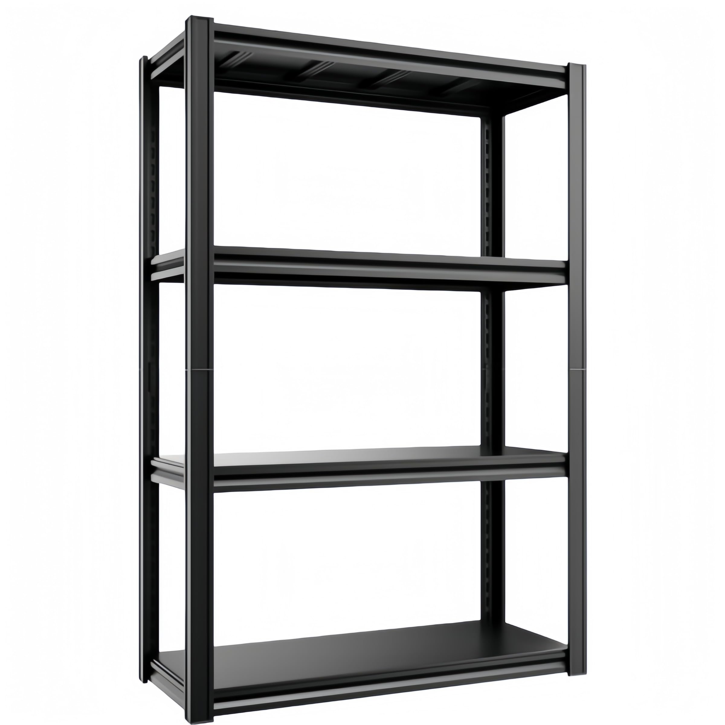 LI JIU HOME 4-Tier 31.5 W x 15.8 D x 63 H Garage Shelving 2000LBS Storage Shelves Heavy Duty Metal Shelf Unit Adjustable Basemen