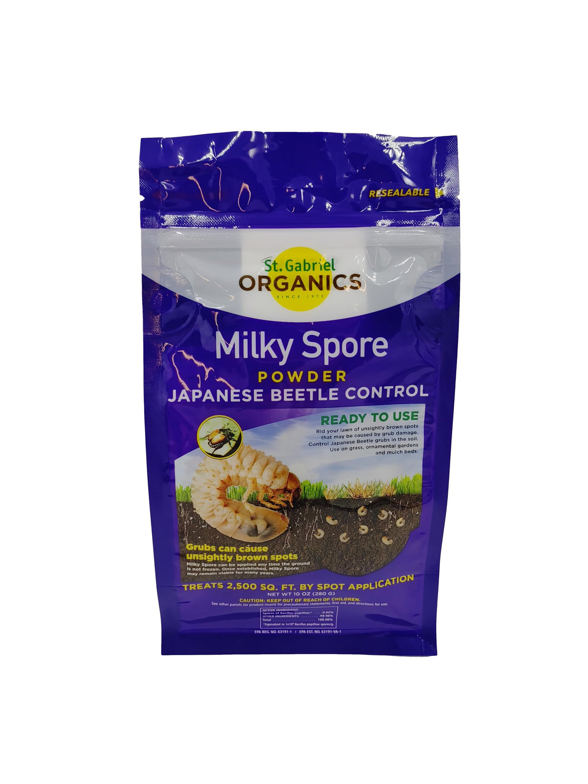 Milky Spore Japanese Beetle And Other Beetle Killer, 10 Ounce