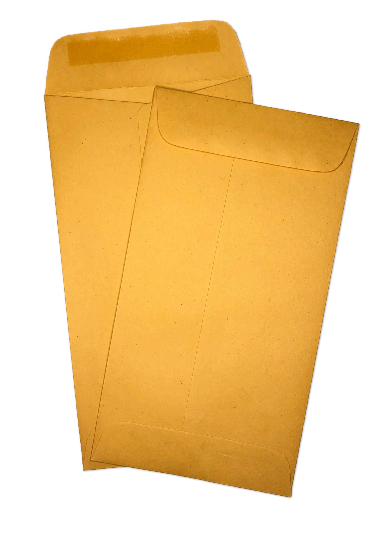 #7 Coin Envelopes 3-1/2' X 6-1/2' - 24Lb Golden Kraft - 75 Count Pack