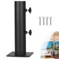 YZZHAJ Umbrella Outdoor Holder Heavy Duty Steel Universal Umbrella Base Stand for Decks,Docks,Pontoons,patios,Picnic Tables