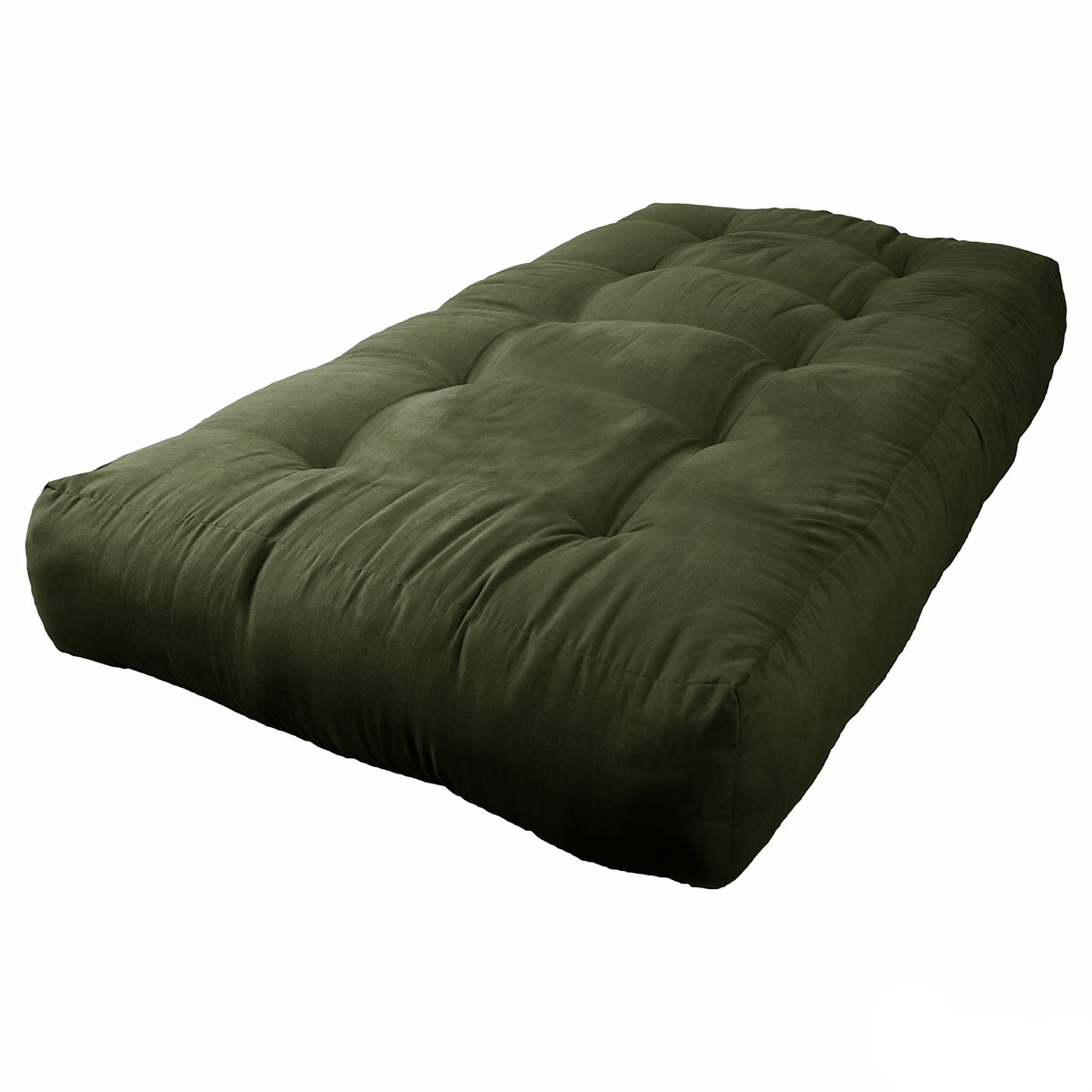 Blazing Needles Vitality 10&quot; Microsuede Futon Mattress, Twin, Hunter Green