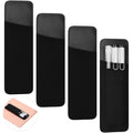 Chinco 4 Pack Adhesive Pen Holder For Notebook Easy To Remove Notebook Pen Holder Black Journal Pen Holder Stick On Pen Holder R