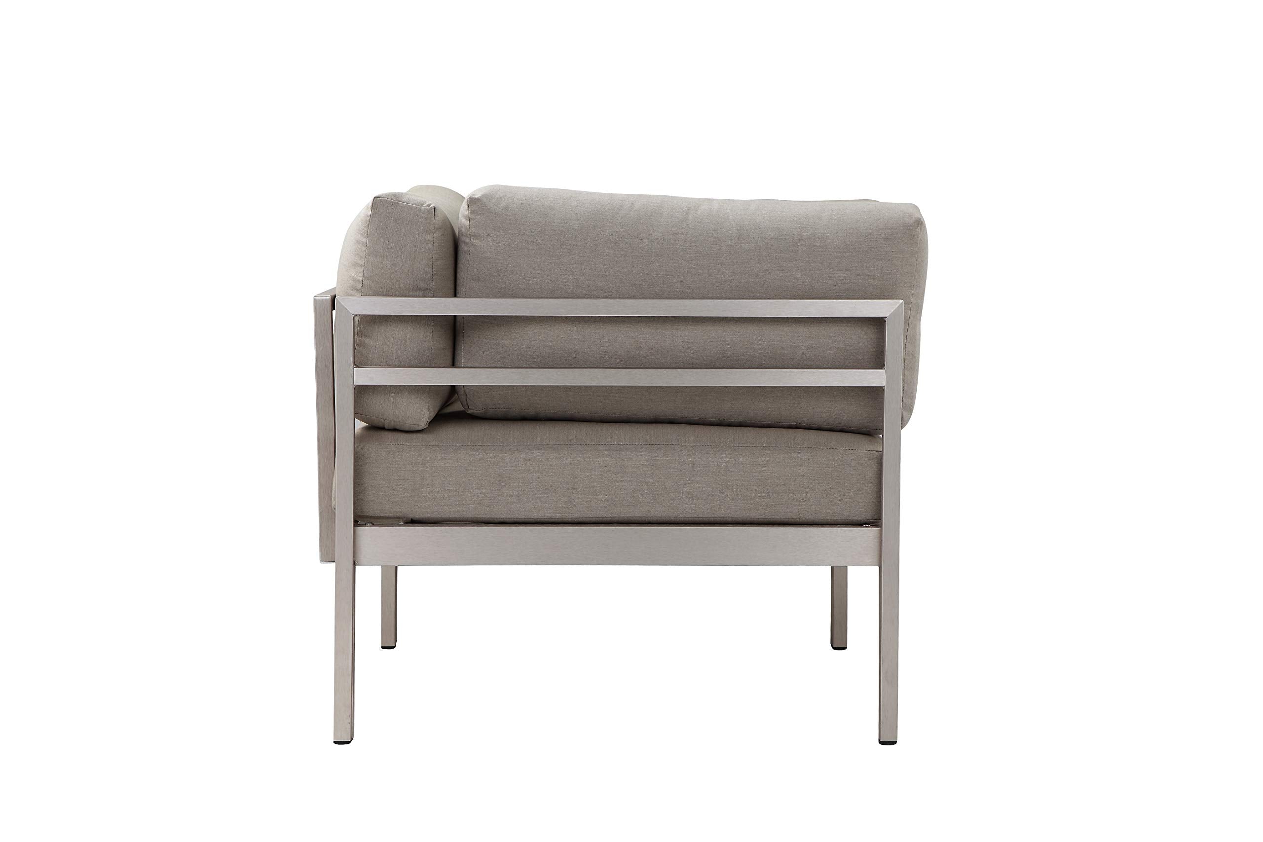 Pangea Home X-Cloud 4 Gry Conversation Set, Grey