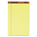 Tops The Legal Pad Writing Pads, 8-1/2' X 14', Canary Paper, Legal Rule, 50 Sheets, 12 Pack (7572)