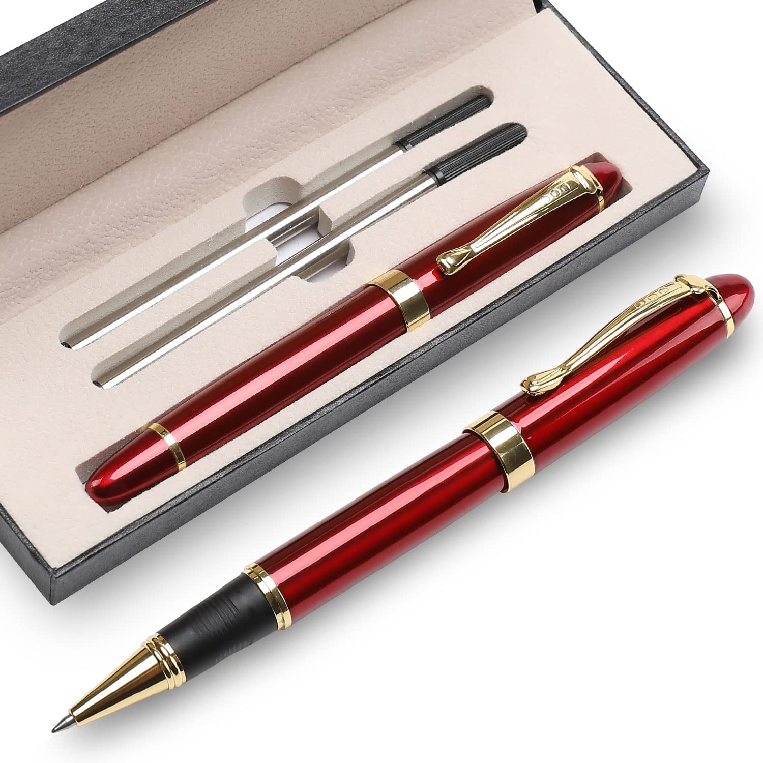 Yivonka Luxury Ballpoint Pens Nice Ball Pen Best Gift For Men Professional Executive Office Ballpens Classy Gift Box Ballpoint B
