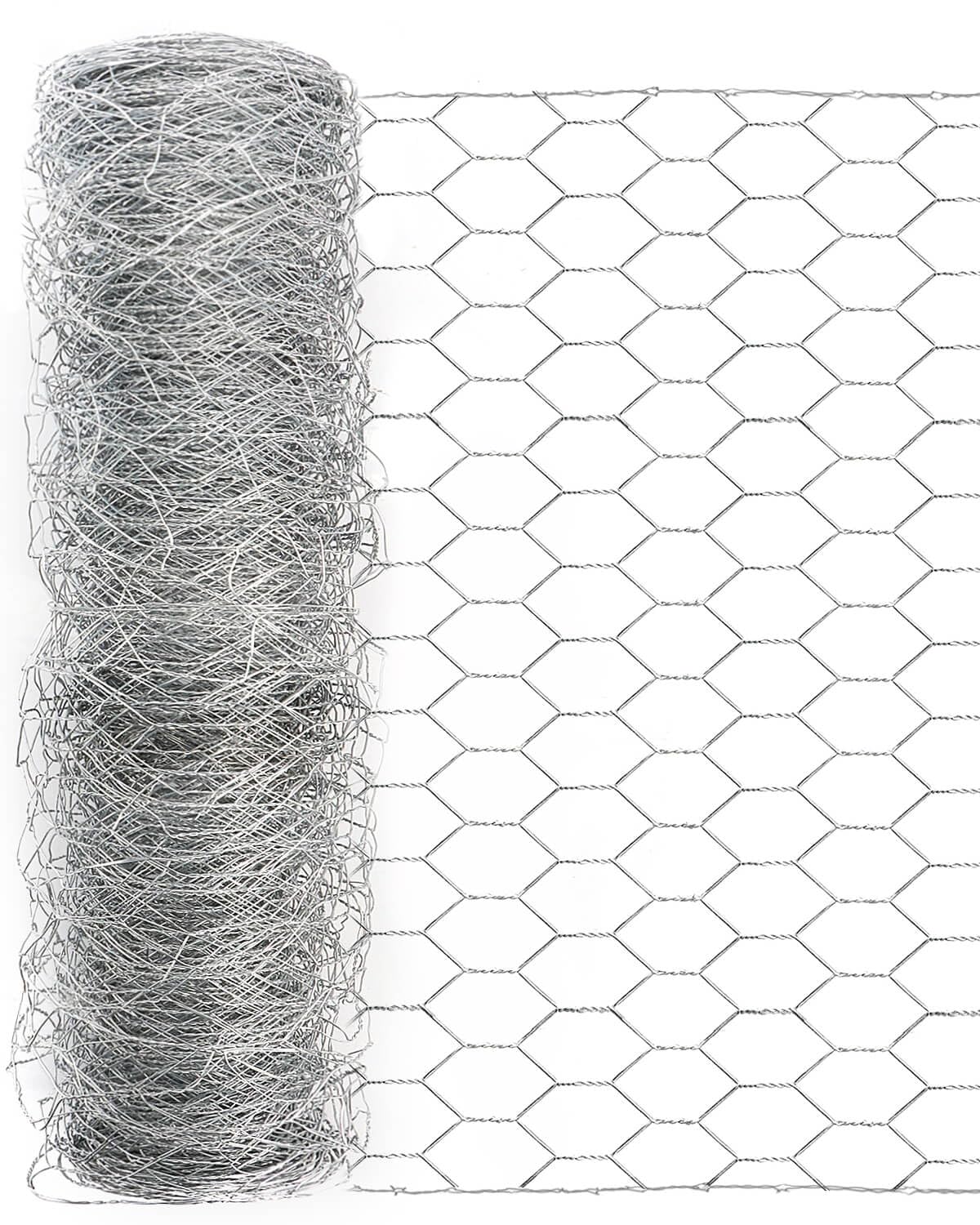 Garden Poultry Chicken Wire Netting - 60 '    20 ' Garden Fence Animal Barrier, Chicken Wire For Crafts, 1 Inch Mesh Poultry Ne