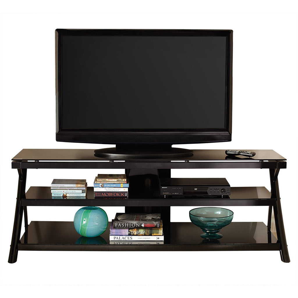 Steve Silver Company Cyndi TV Console, 65" x 25" x 23", Brown