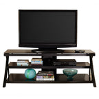 Steve Silver Company Cyndi TV Console, 65" x 25" x 23", Brown