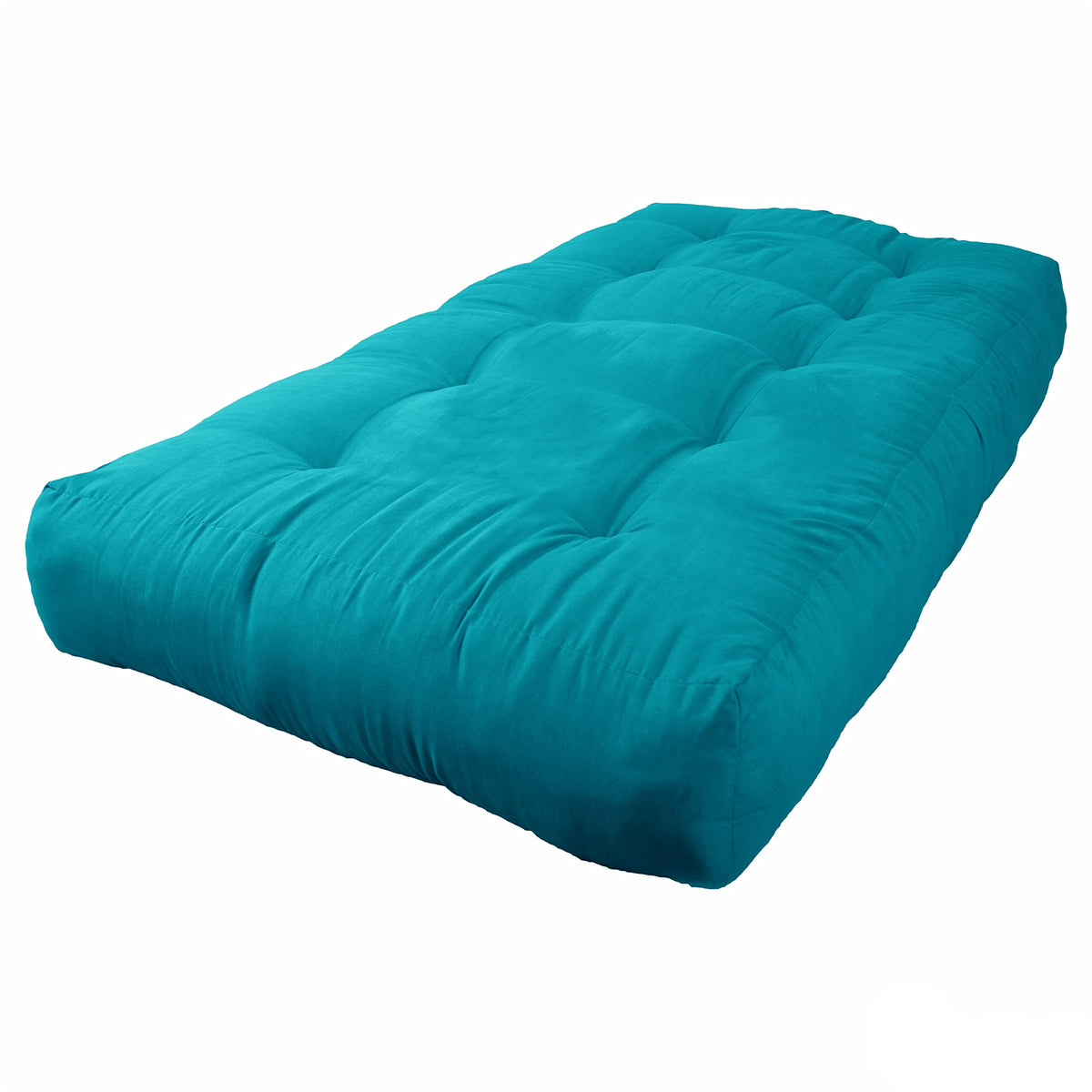 Blazing Needles Vitality 10&quot; Microsuede Futon Mattress, Twin, Aqua Blue