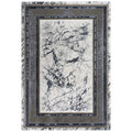 Spring 8'6" X 11'10" Abstract Black/Beige/Black/Gray/Brown Power-Loomed Rug