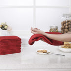 Dish Towels For Kitchen, Absorbent Cotton Kitchen Towels For Drying Dishes, Terry Cloth Tea Towels For Cleaning Set Of 3