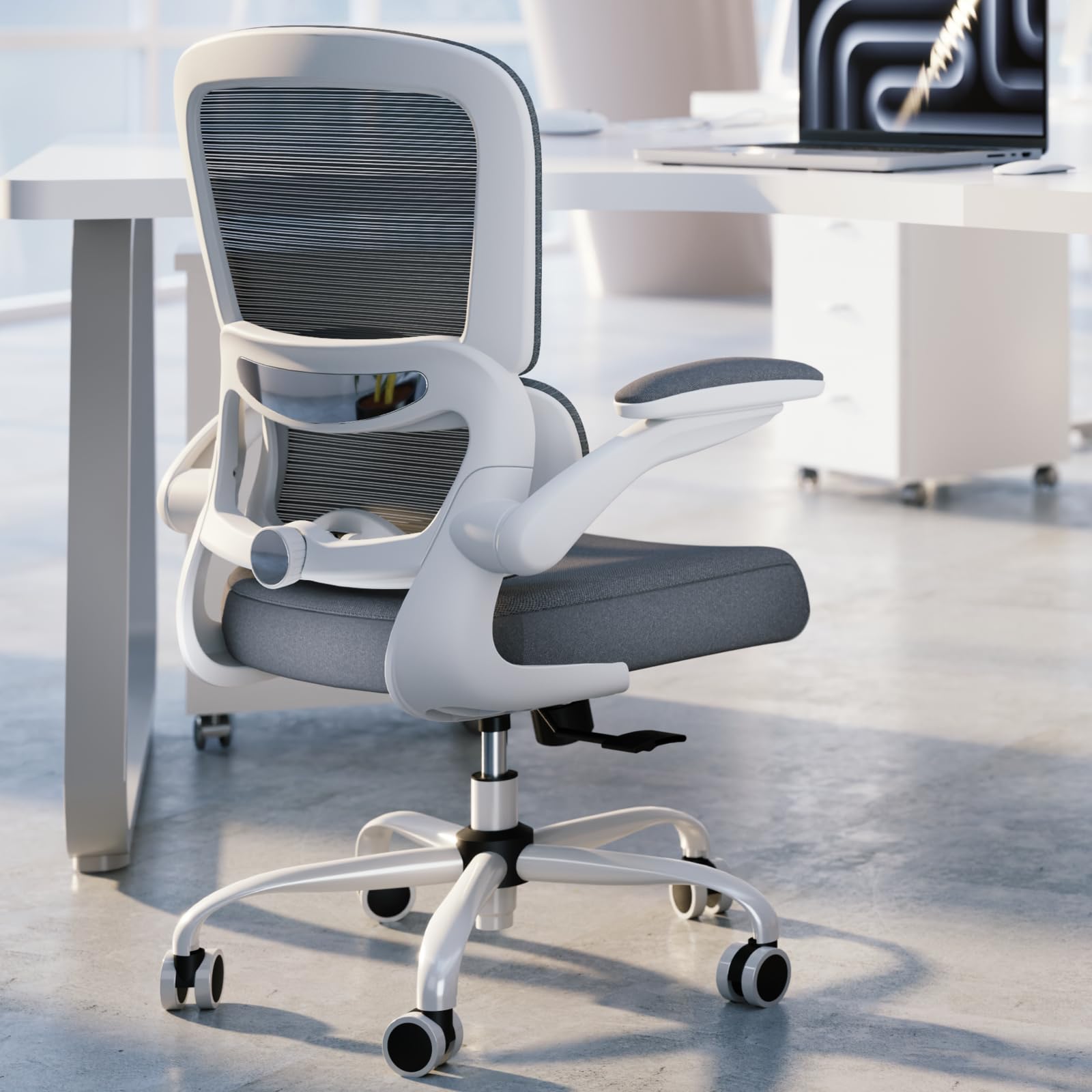Tralt Office Chair - Ergonomic Desk Chair With Adjustable Lumbar Support, Mesh Computer Chair, Executive Chair For Home Office C