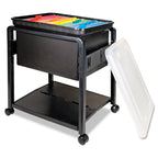 Innovative Storage SpaceMaker™ Fold 'N Roll™ Cart System, 21 3/4"H x 14 1/2"W x 18 1/2"D