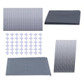 Rengue Metal Clothes Rack Dust Proof for Home Portable Wardrobe Closet with Non Woven 65 X 17.7 X 66.9 Inches Large Storage for 