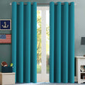 H.VERSAILTEX Thermal Insulated Blackout Curtains Innovated Microfiber Formaldehyde-Free Window Panels for Nursery, Grommet,52 by