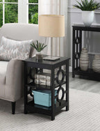 Convenience Concepts Ring End Table, Black