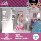 Franco Lol Surprise! Kids Bedding Super Soft Plush Throw Blanket, 46 In X 60 In, (Officially Licensed Product)