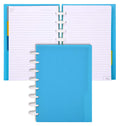 Talia Discbound Notebooks, Planner, Customizable, (Energetic Turquoise, Junior (5.5In X 8.5In))