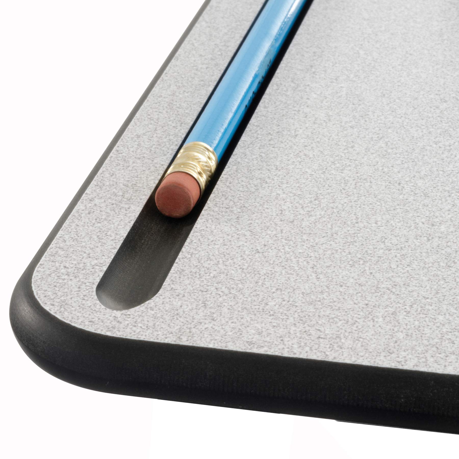 Safco Products AlphaBetter Adjustable-Height Desk, 36&quot; W x 24&quot; D Premium Desktop, Swinging Footrest Bar Classroom and Home School Desk