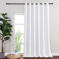 NICETOWN Sliding Door Curtain Window Treatment, Energy Smart Thermal Insulated Extra Wide Solid Blackout Curtains/Drapes for Pat