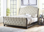 Steve Silver Rhapsody Multi-Step Molasses King Wood Sleigh Bed